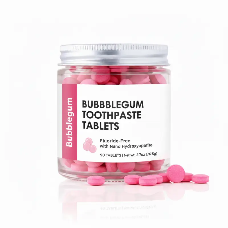 Bubble Gum Toothpaste Tablet