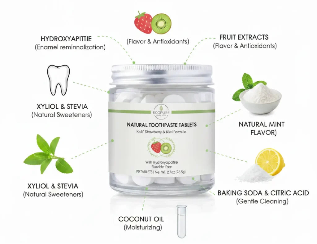 toothpaste tablet ingredients private label